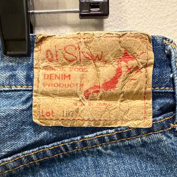 OrSlow 107 Slim Fit Selvesge is Denim Men's Jeans size US XL (JPN XXL 5) - Picture 13 of 14